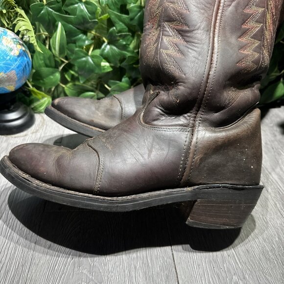 Men’s DOUBLE H 10 D  Brown 16” Tall Buckaroo Cowboy Boots 2148 main image 5